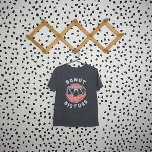 Carter's Gray Donut Disturb Boys Graphic Short Sleeve T-Shirt